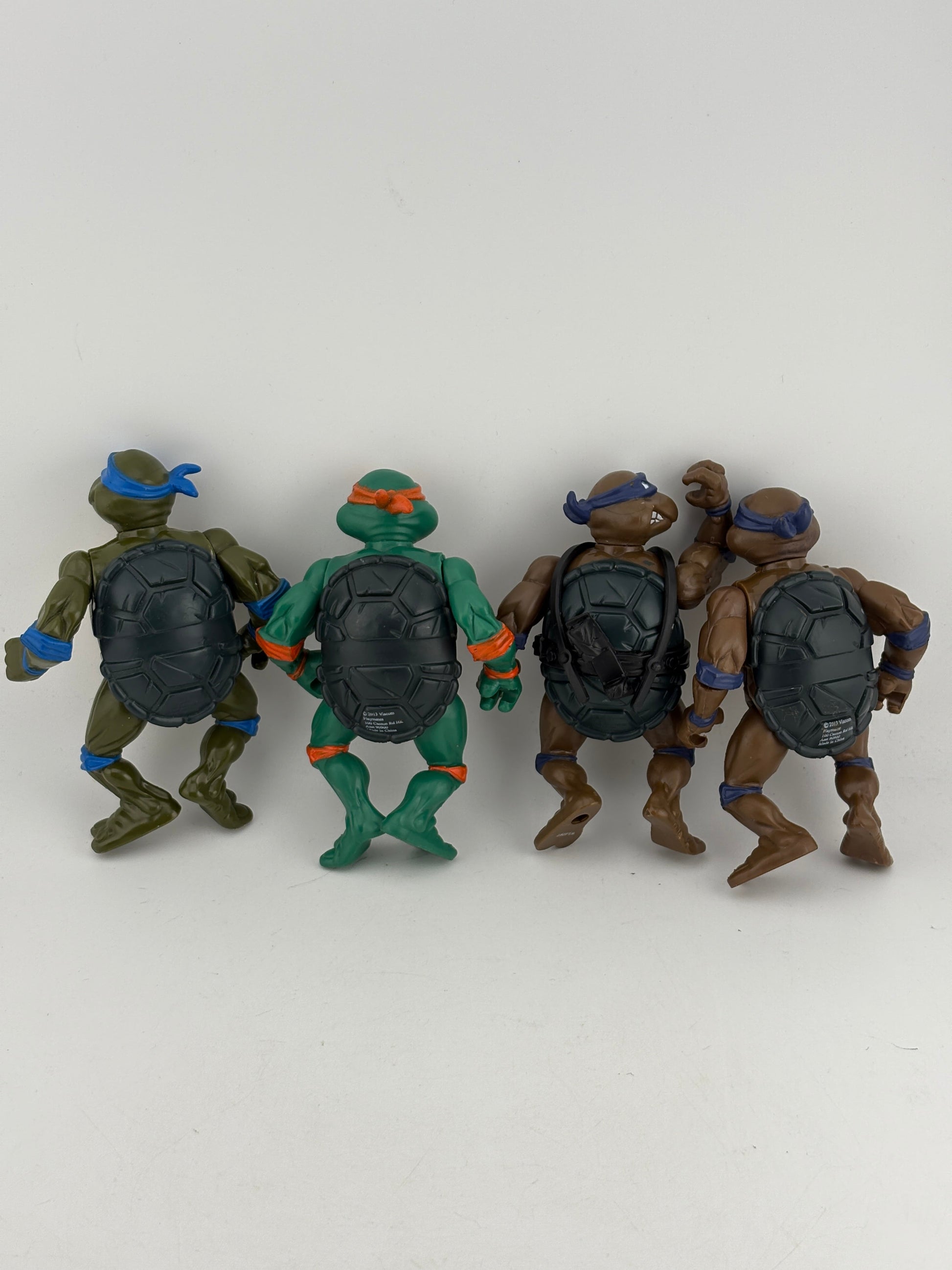TMNT Teenage Mutant Ninja Turtles 2013 Viacom Playmates Action Figures x4 (1) FRENLY BRICKS - Open 7 Days