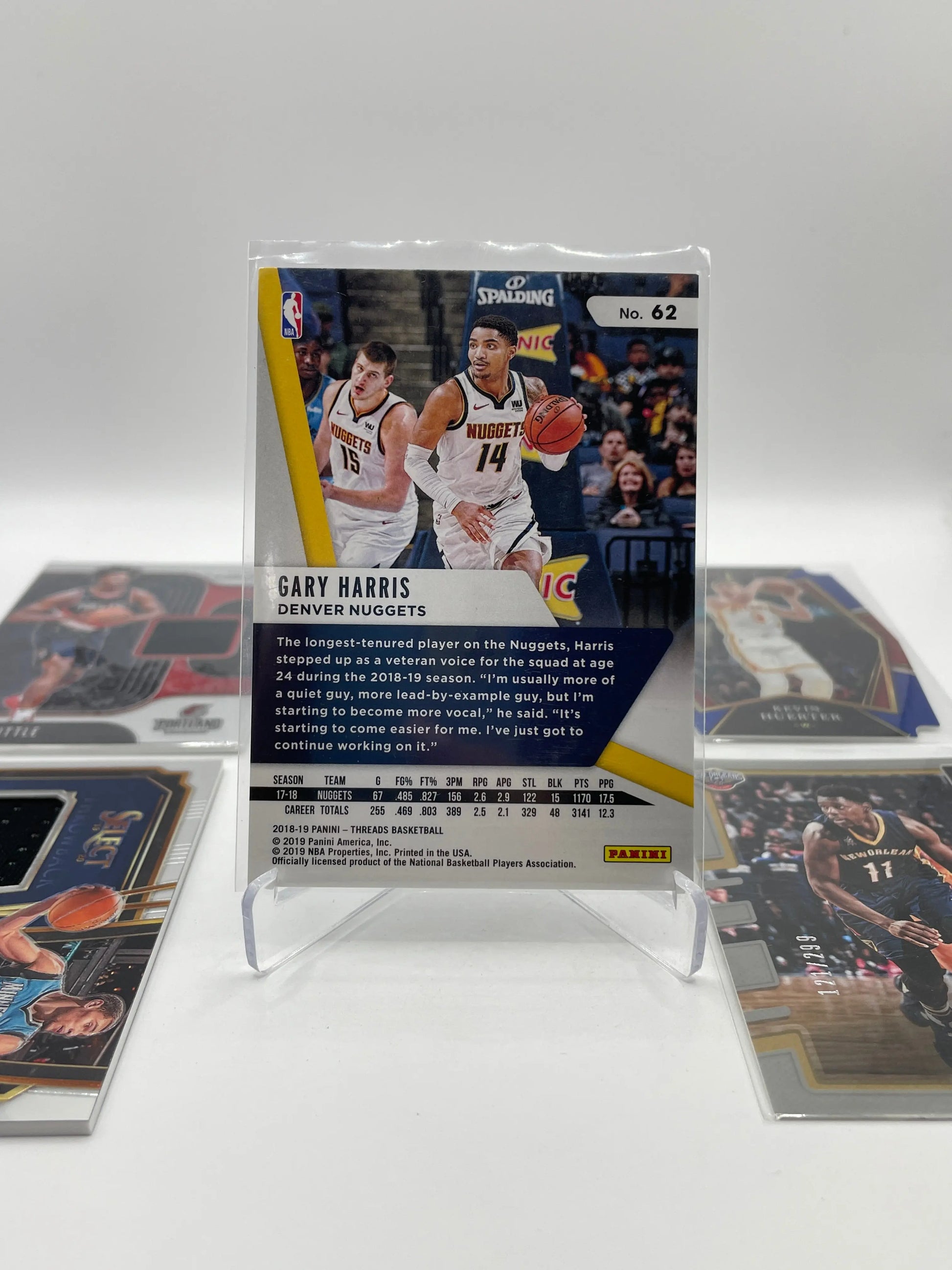 NBA Patch & Numbered card lot 6 players (lot#17) FRENLY BRICKS - Open 7 Days