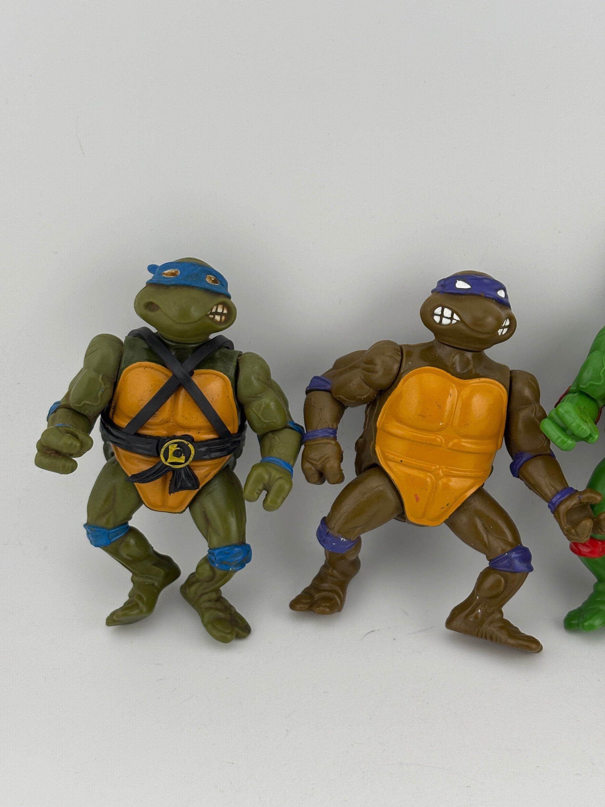 Vintage Playmates TMNT 2008/1988 Action Figure Lot x 4 Loose (2) FRENLY BRICKS - Open 7 Days