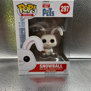 Funko POP Movies - The Secret Life of Pets - Snowball #297 FRENLY BRICKS - Open 7 Days