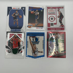 NBA Patch & Numbered card lot 6 players (lot#18) FRENLY BRICKS - Open 7 Days