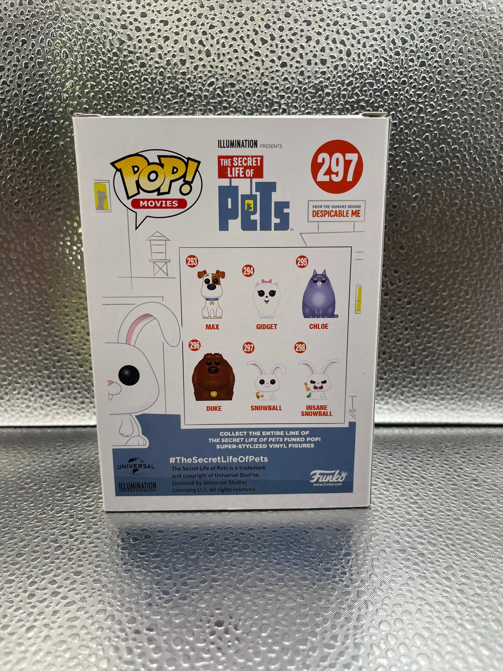 Funko POP Movies - The Secret Life of Pets - Snowball #297 FRENLY BRICKS - Open 7 Days