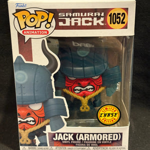 Funko Pop #1052 Animation Samurai JACK (Armored)  CHASE FRENLY BRICKS - Open 7 Days