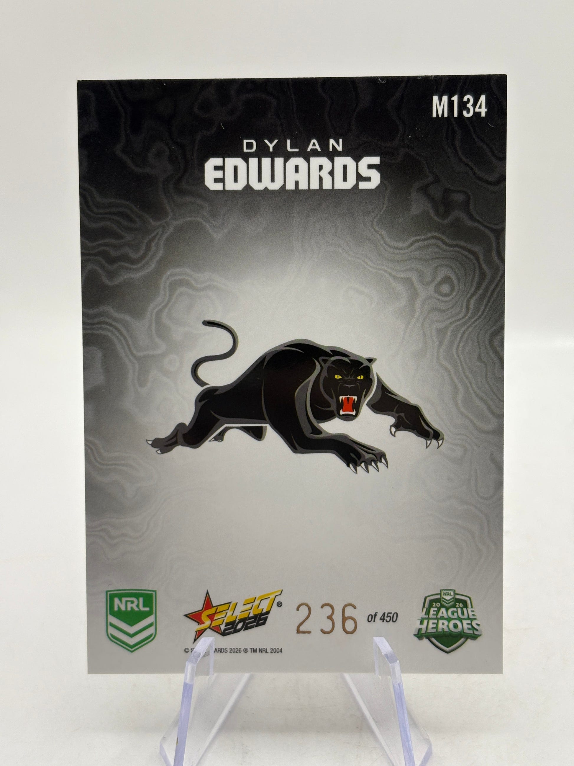 2026 NRL Select Mercury Dylan Edwards Penrith Panthers 025/450 FRENLY BRICKS - Open 7 Days image 6
