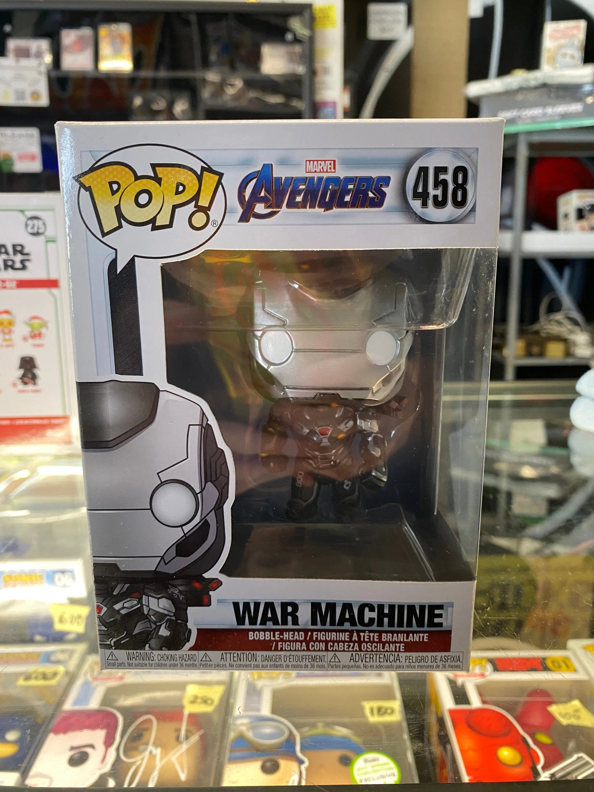 Funko POP ! Marvel avengers #458 War machine FRENLY BRICKS - Open 7 Days