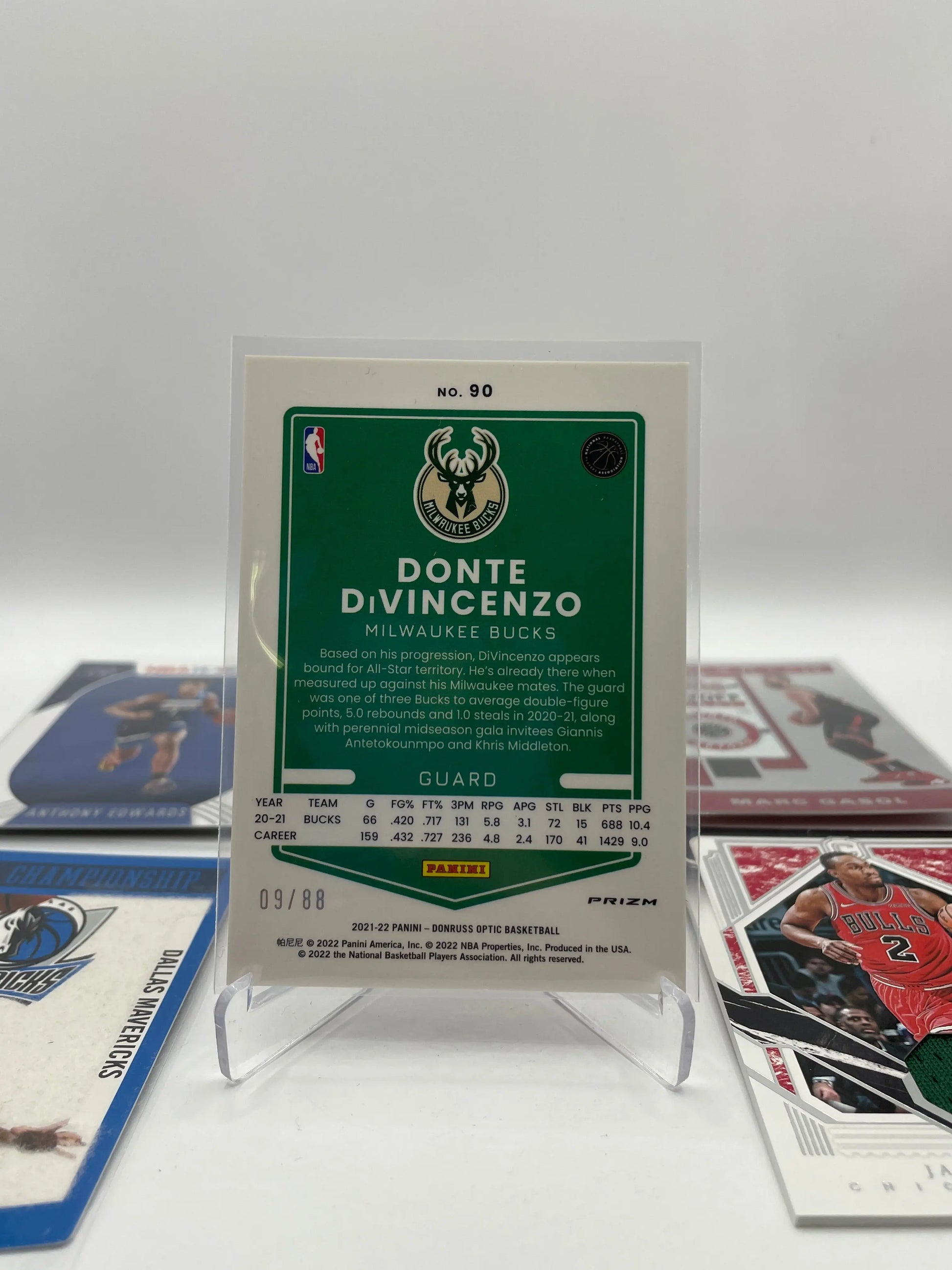 NBA Patch & Numbered card lot 6 players (lot#18) FRENLY BRICKS - Open 7 Days