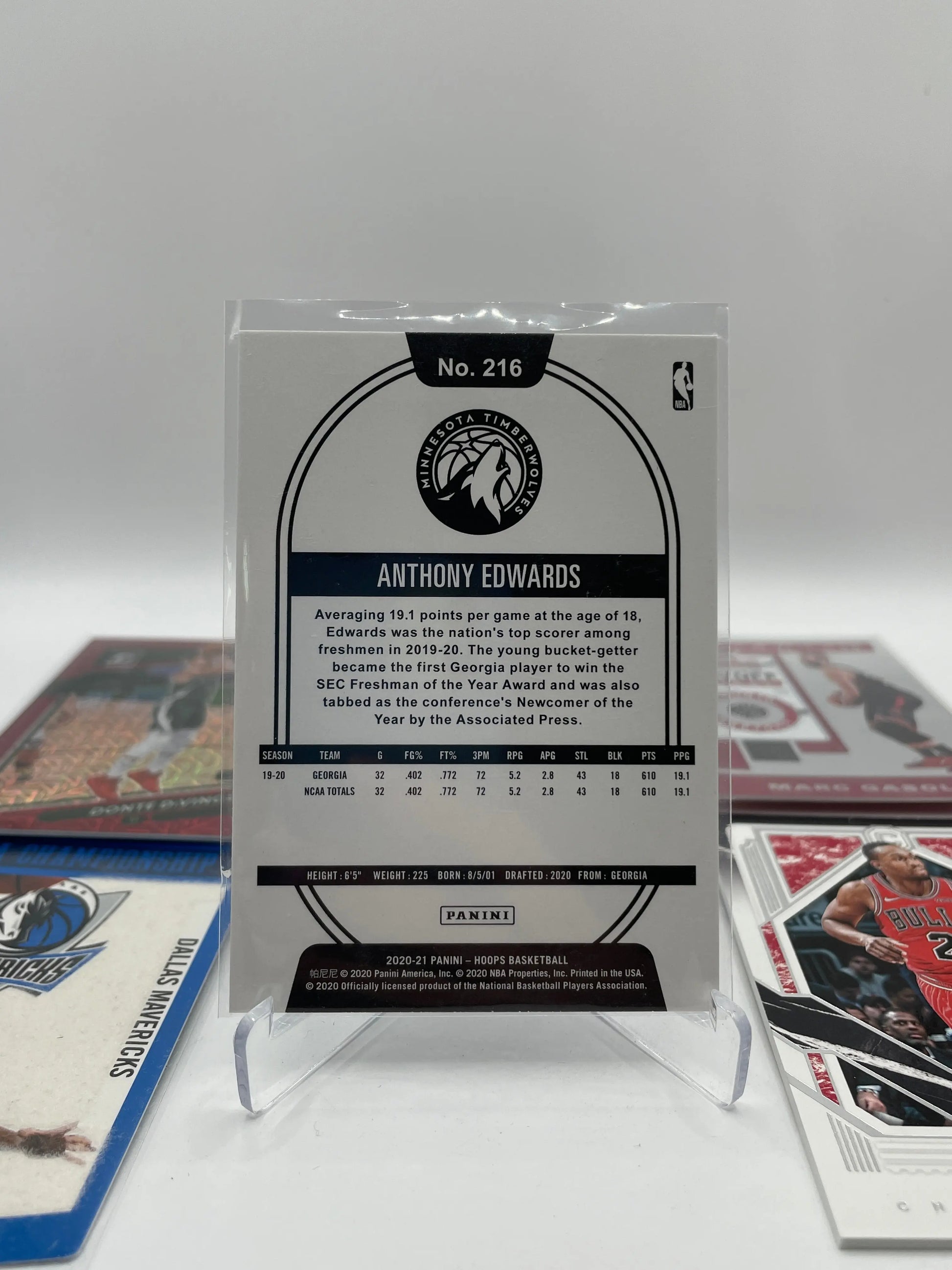 NBA Patch & Numbered card lot 6 players (lot#18) FRENLY BRICKS - Open 7 Days