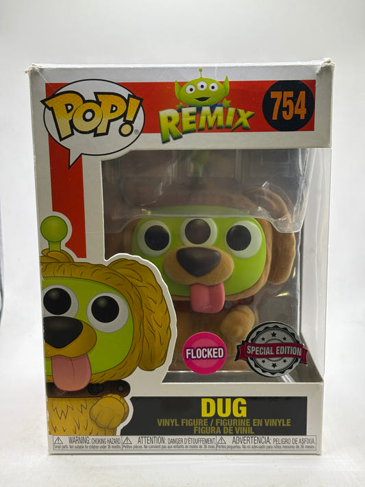 Funko POP! Disney Remix #754 Dug Flocked Special Edition Vinyl Figure