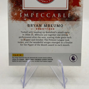 2024-25 Panini Impeccable Premier League Bryan Mbeumo Ruby and Silver #/11 FRENLY BRICKS - Open 7 Days