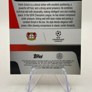 Patrik Schick /25 TOPPS CHROME UEFA CLUB COMPETITION 25-26 Leverkusen FRENLY BRICKS - Open 7 Days