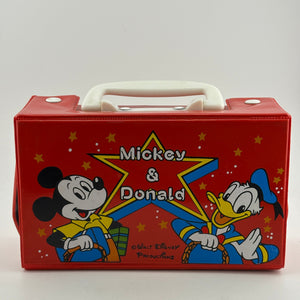 Vintage Disney “Mickey & Donald” Lunch / Carry Box RARE FRENLY BRICKS - Open 7 Days
