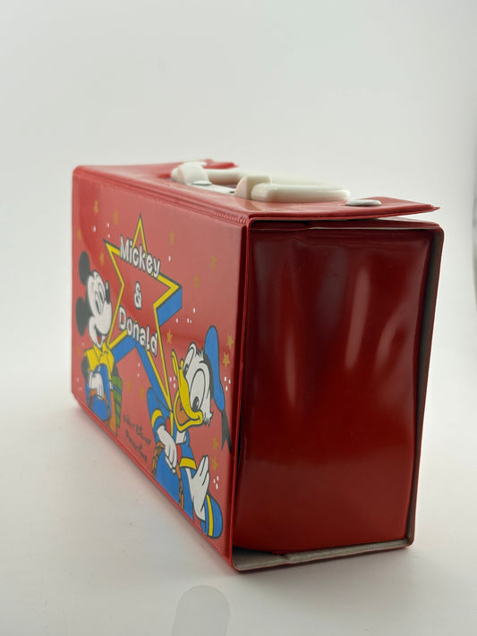Vintage Disney “Mickey & Donald” Lunch / Carry Box RARE FRENLY BRICKS - Open 7 Days