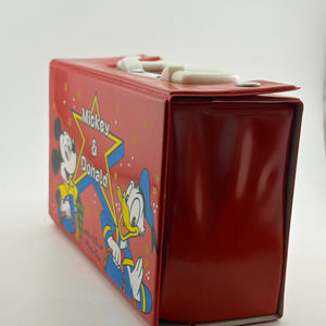Vintage Disney “Mickey & Donald” Lunch / Carry Box RARE FRENLY BRICKS - Open 7 Days