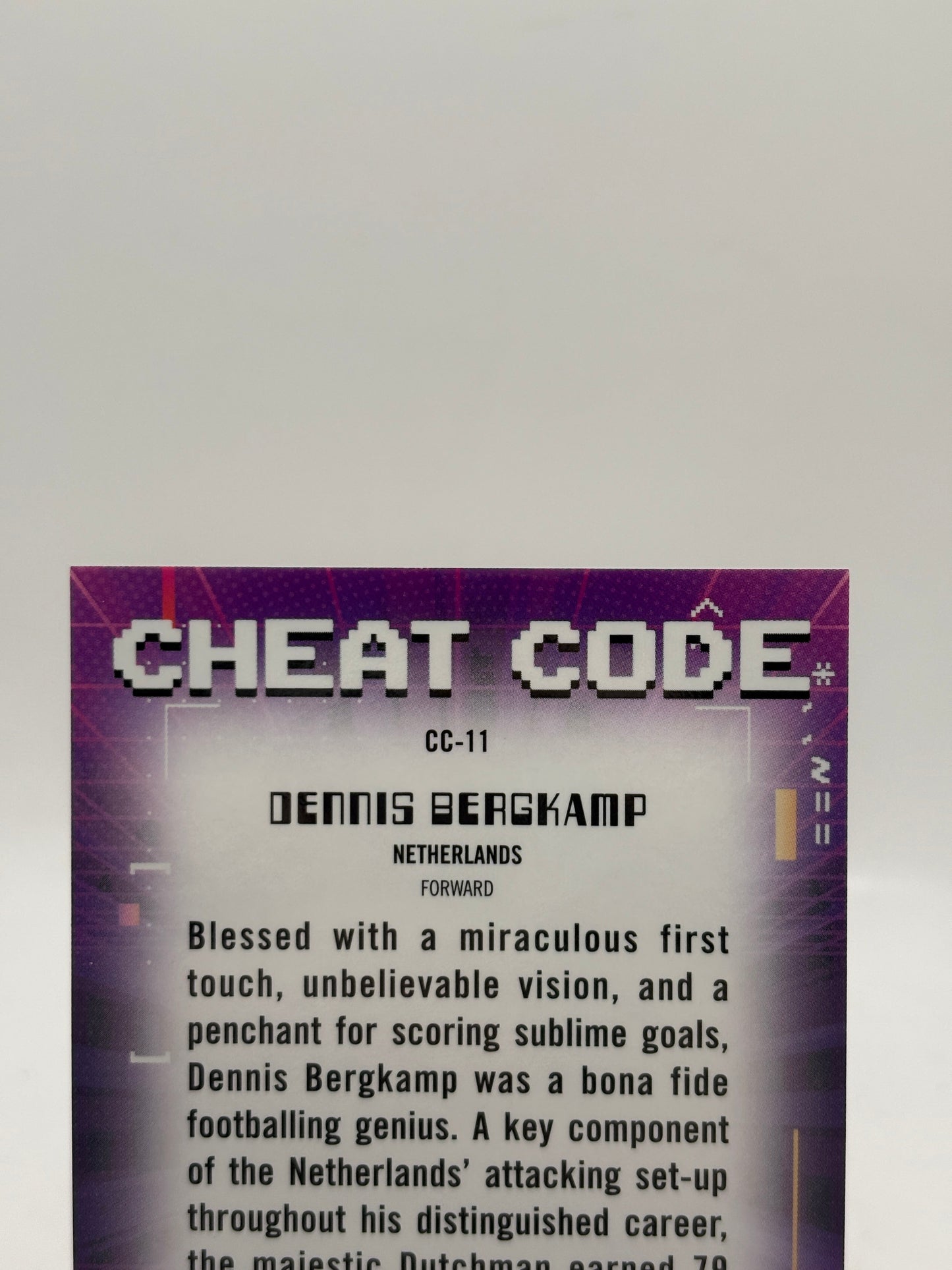 2023-24 Topps Chrome UEFA Euro Dennis Bergkamp Cheat Code Gold Refractor #/50 FRENLY BRICKS - Open 7 Days