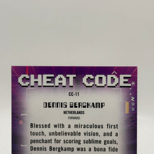 2023-24 Topps Chrome UEFA Euro Dennis Bergkamp Cheat Code Gold Refractor #/50 FRENLY BRICKS - Open 7 Days
