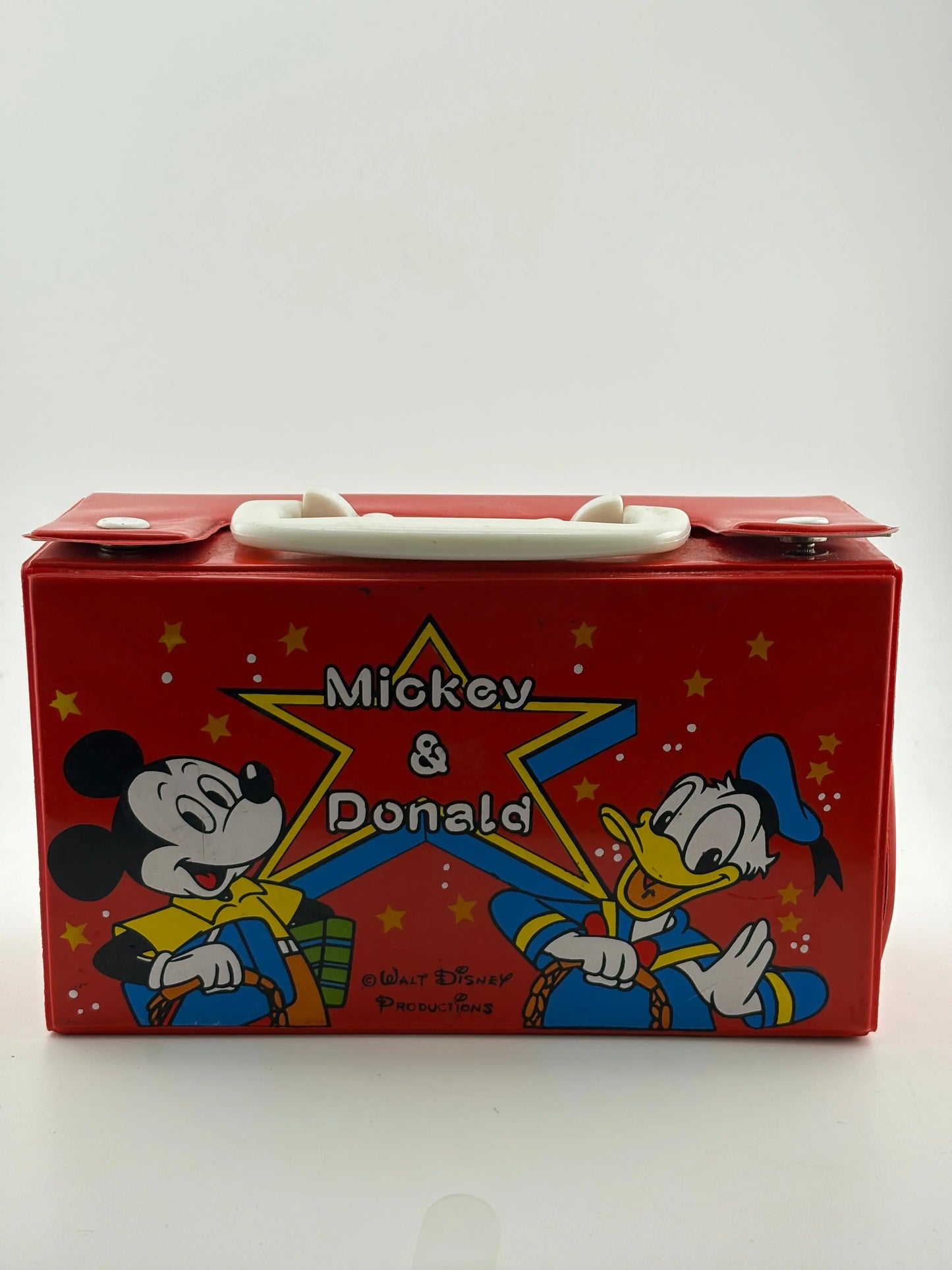 Vintage Disney “Mickey & Donald” Lunch / Carry Box RARE FRENLY BRICKS - Open 7 Days