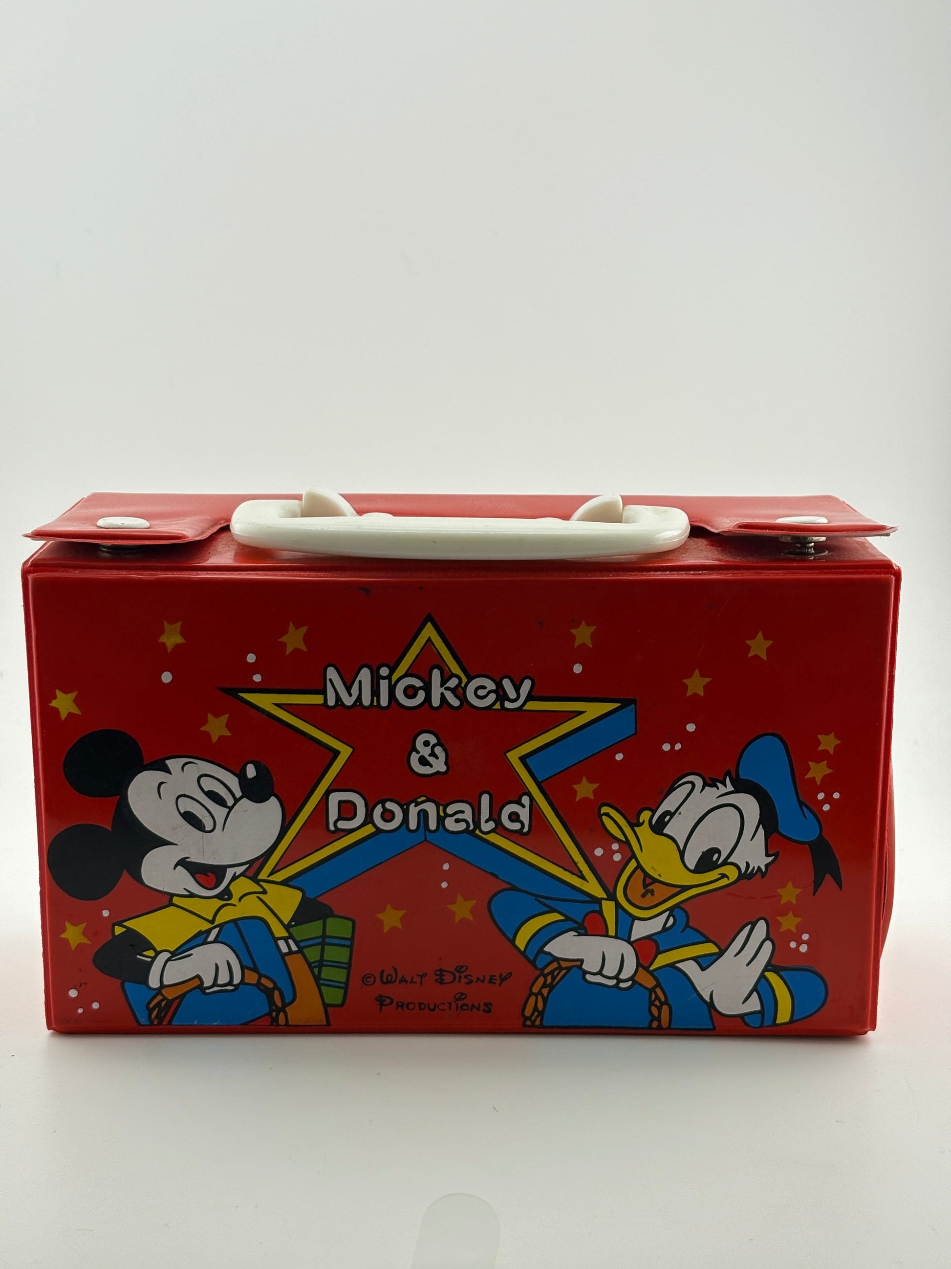 Vintage Disney “Mickey & Donald” Lunch / Carry Box RARE FRENLY BRICKS - Open 7 Days