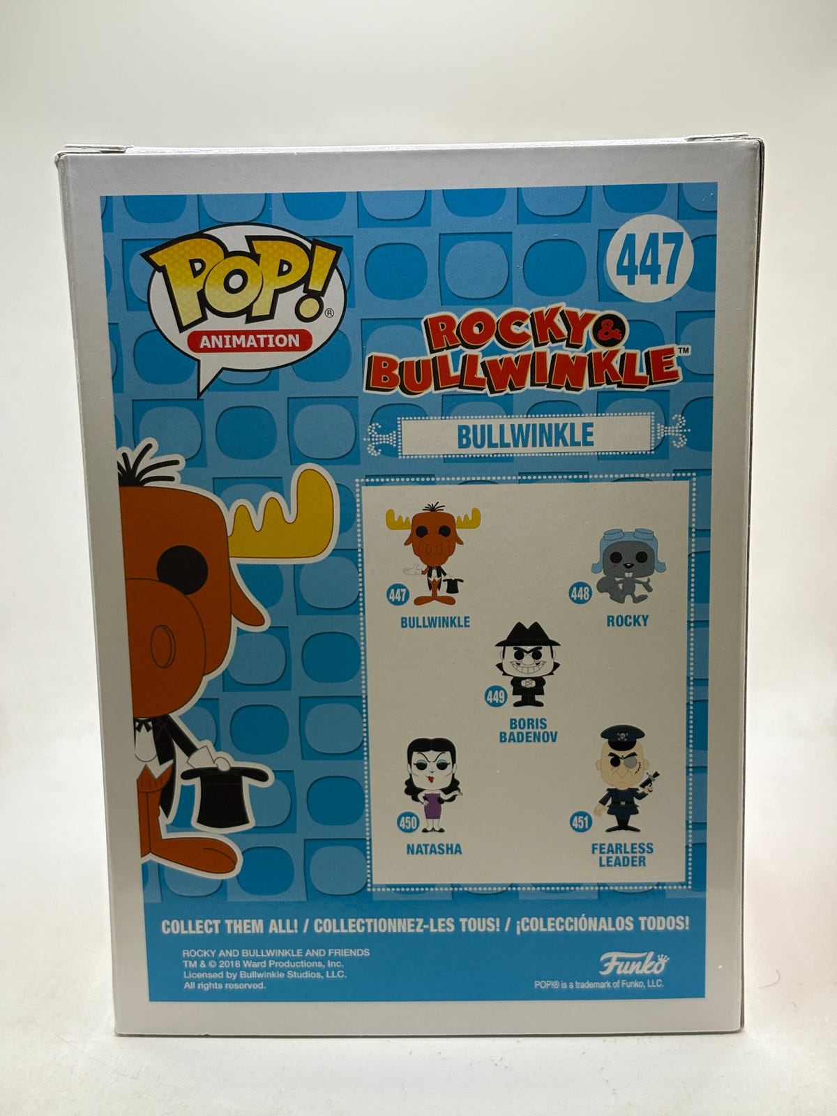 Funko POP! Animation Rocky & Bullwinkle #447 Bullwinkle Vinyl Figure image 3