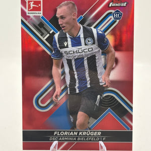 2022-23 Topps Bundesliga #29 Florian Kruger 2/5 Red Rookie FRENLY BRICKS - Open 7 Days