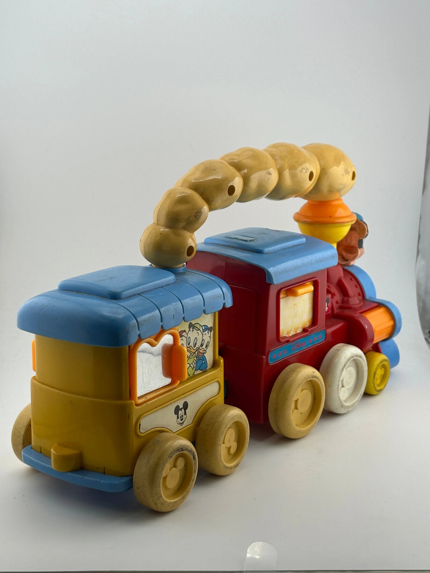 Vintage Walt Disney Plastic Baby Toddler Train Mickey Mouse RARE Learning Toy FRENLY BRICKS - Open 7 Days