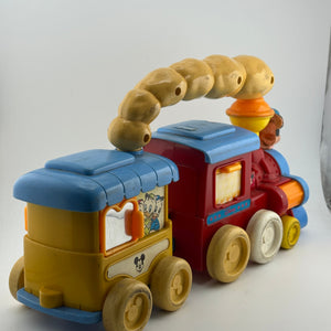 Vintage Walt Disney Plastic Baby Toddler Train Mickey Mouse RARE Learning Toy FRENLY BRICKS - Open 7 Days