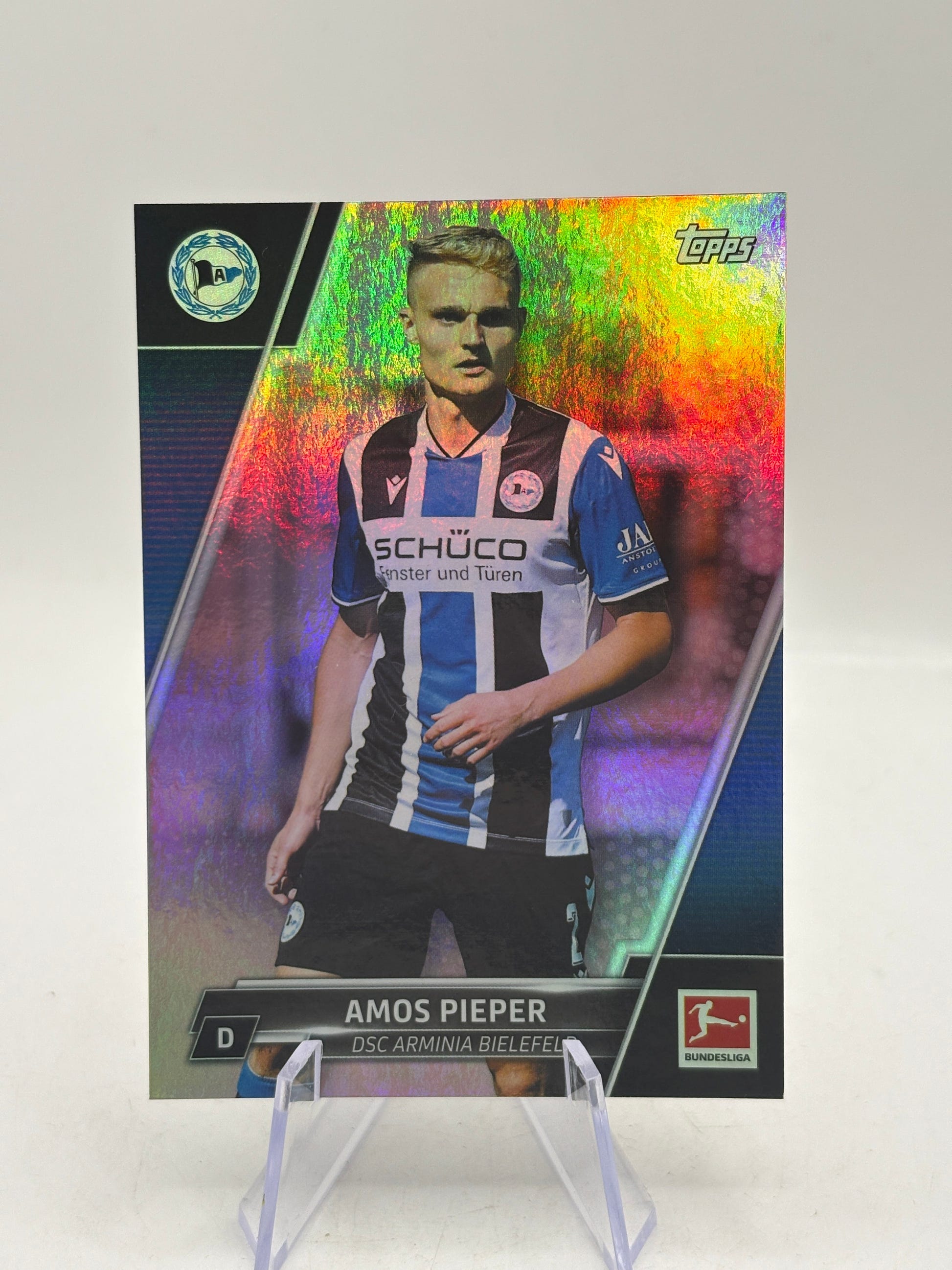 2022-23 Topps Bundesliga #33 Amos Pieper 5/5 BOOK END FRENLY BRICKS - Open 7 Days image 1