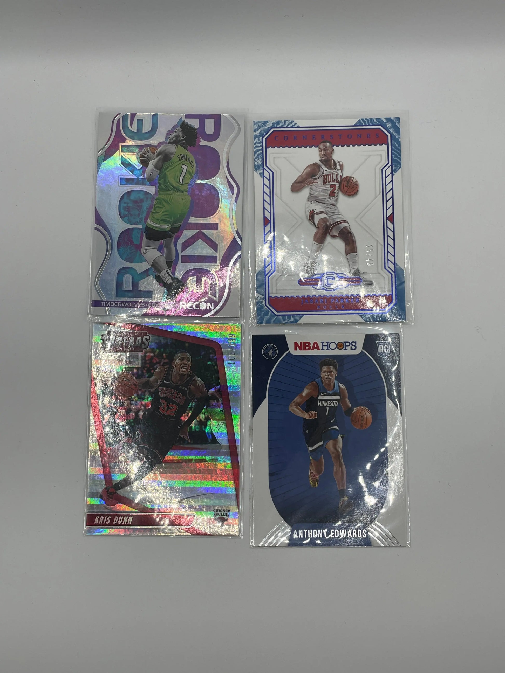 NBA Patch & Numbered card lot 4 players (lot#20) FRENLY BRICKS - Open 7 Days