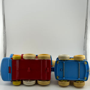 Vintage Walt Disney Plastic Baby Toddler Train Mickey Mouse RARE Learning Toy FRENLY BRICKS - Open 7 Days