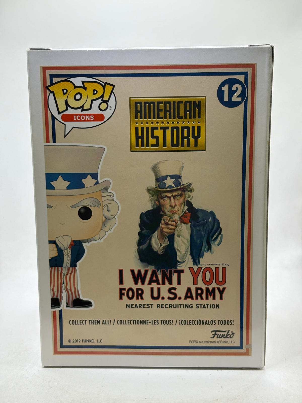 Funko POP! Icons American History #12 Uncle Sam Special Edition Vinyl Figure image 3
