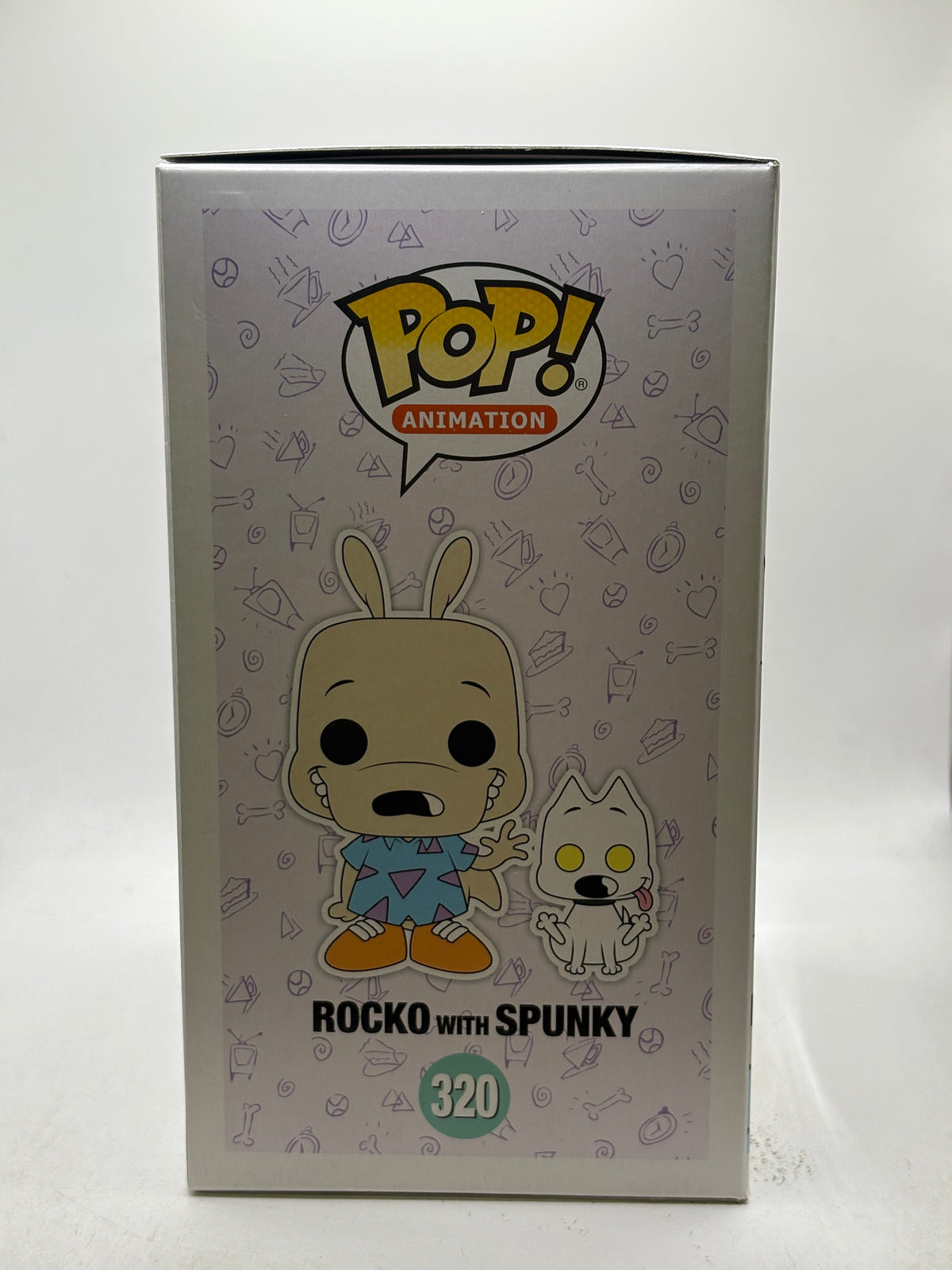 Funko POP! Animation Rocko's Modern Life #320 Rocko with Spunky Vinyl Figure image 4