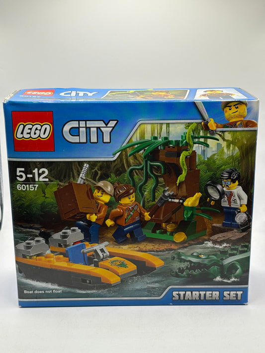Lego City 60157 Jungle Starter Set New and Sealed FRENLY BRICKS - Open 7 Days