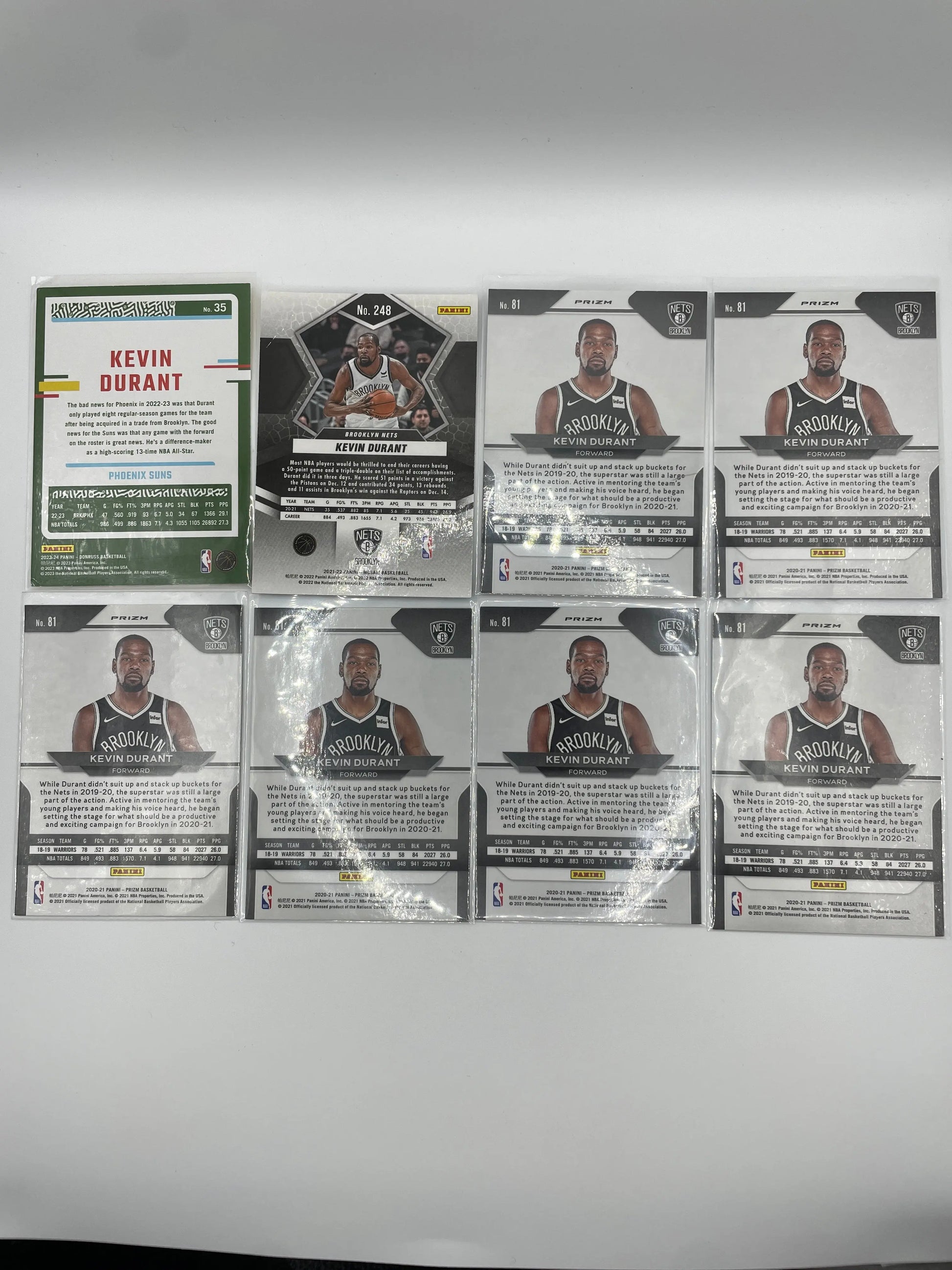 NBA Numbered, Inserts card lot player Kevin Durant (31cards) FRENLY BRICKS - Open 7 Days