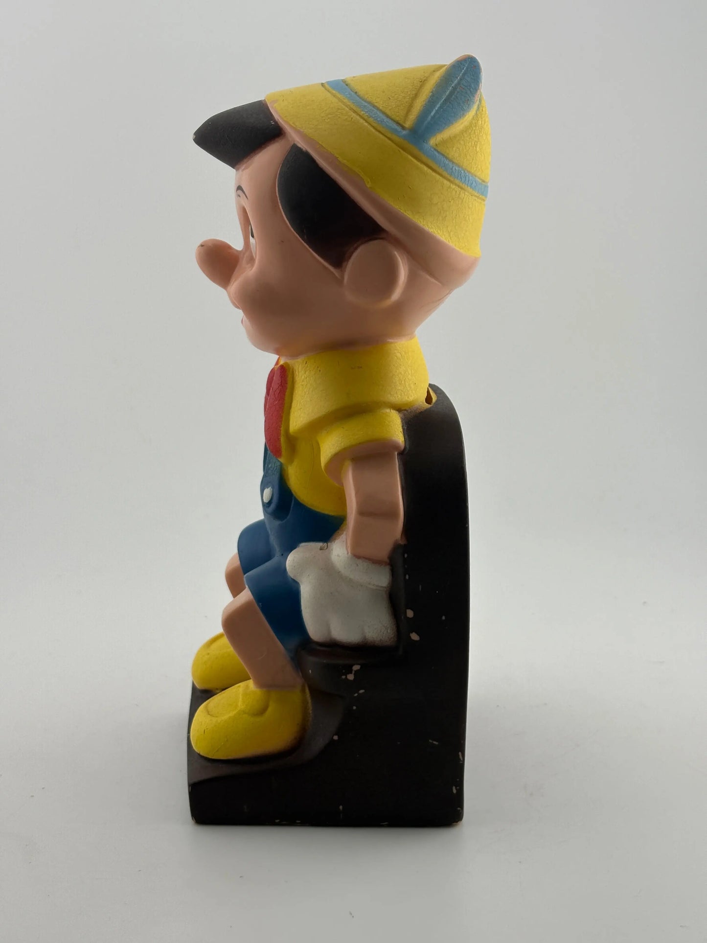 Vintage Walt Disney Pinocchio  Money Box #4 Play Pal Plastics *Missing Bottom Plug* Rare FRENLY BRICKS - Open 7 Days
