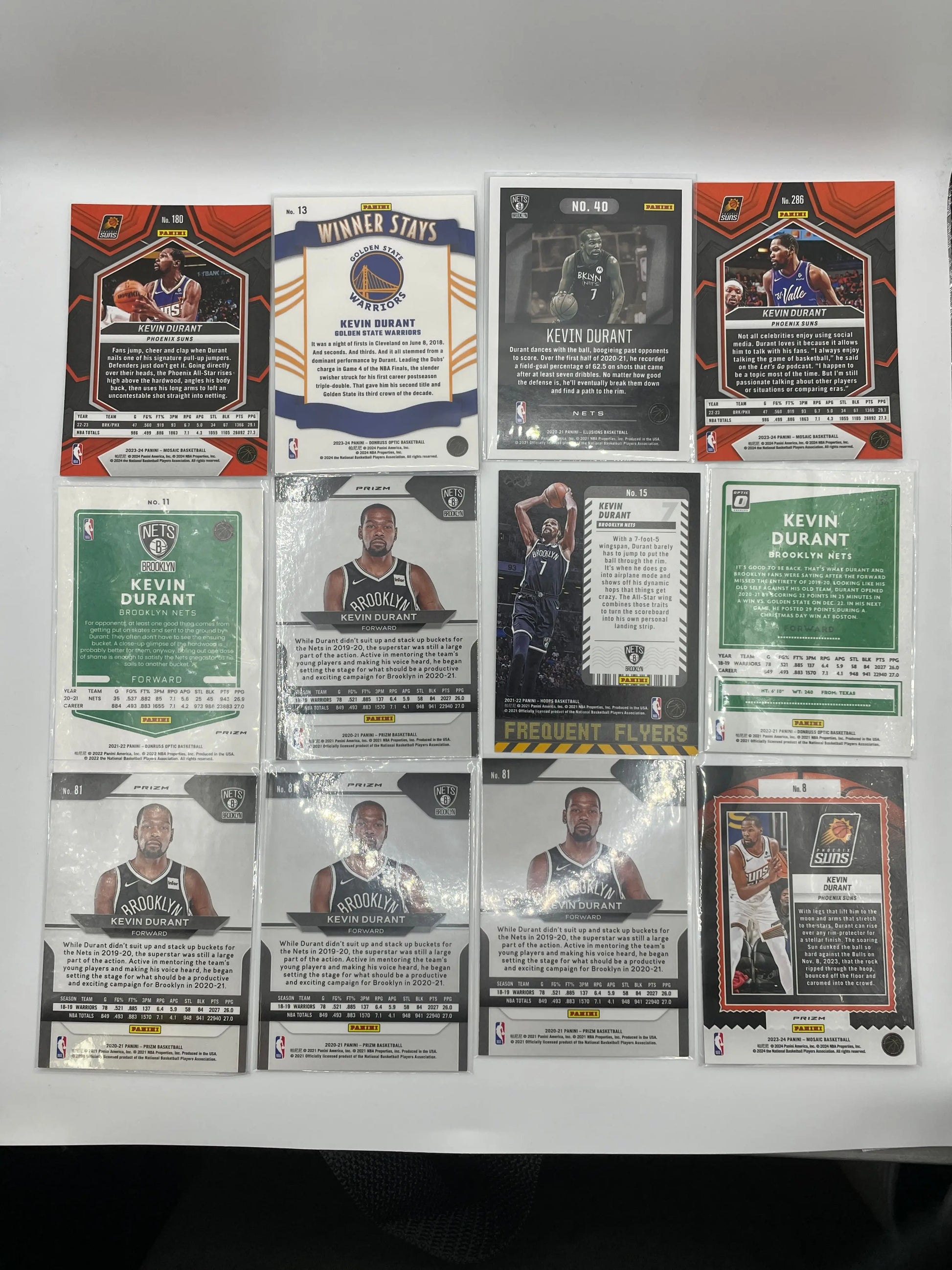 NBA Numbered, Inserts card lot player Kevin Durant (31cards) FRENLY BRICKS - Open 7 Days