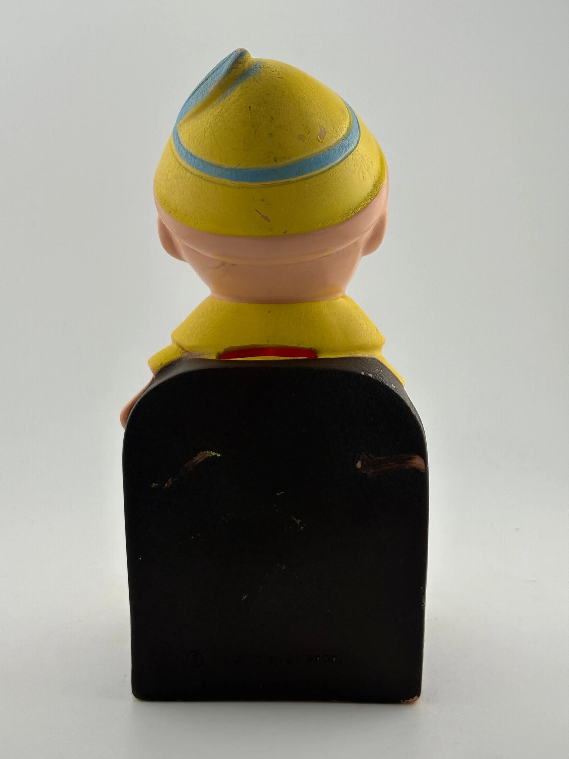 Vintage Walt Disney Pinocchio  Money Box #4 Play Pal Plastics *Missing Bottom Plug* Rare FRENLY BRICKS - Open 7 Days image 3
