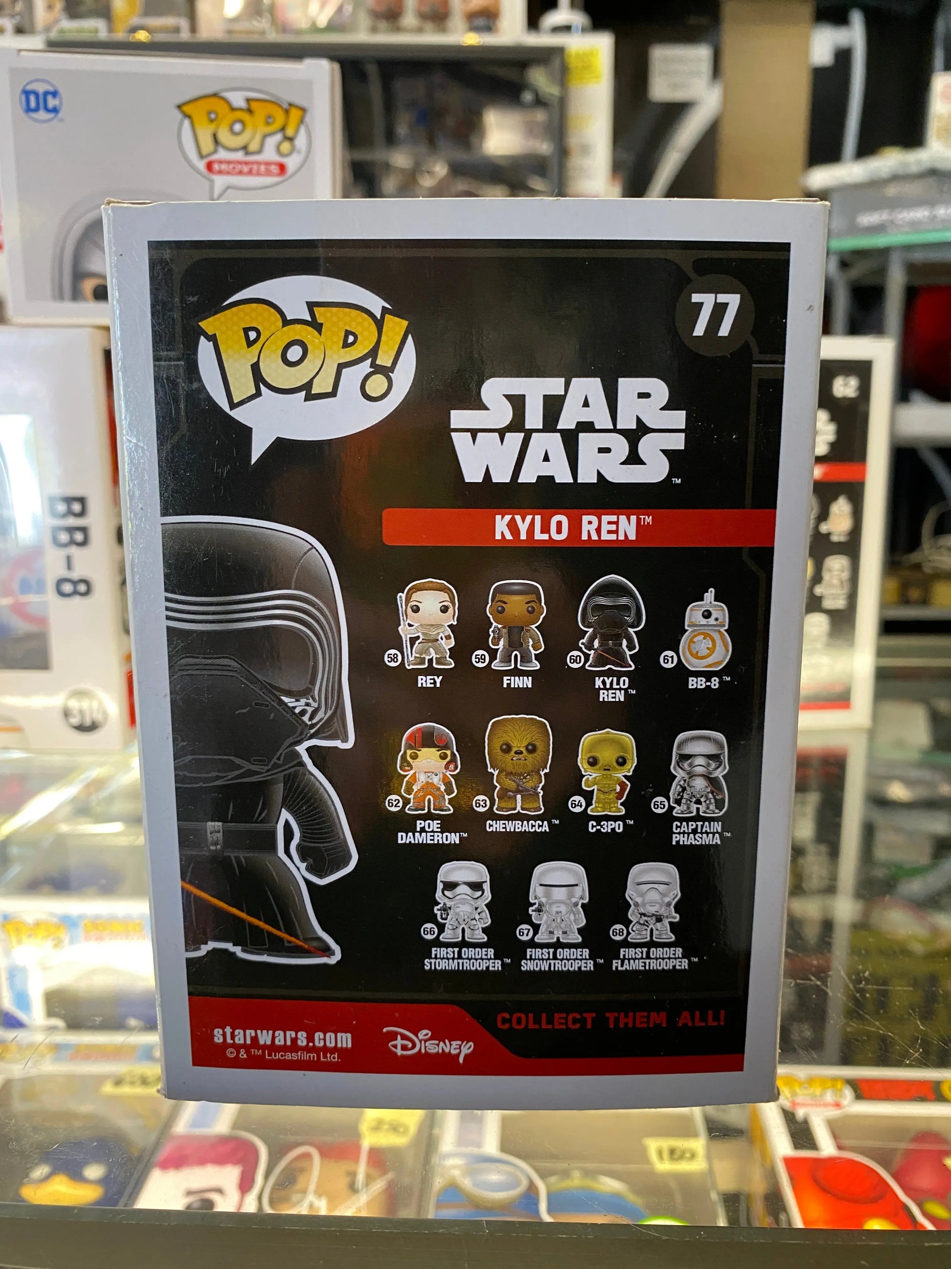 Funko POP! Star Wars #77 Kyle ren FRENLY BRICKS - Open 7 Days
