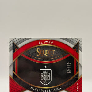 2024-25 Panini Select Nico Williams #SW-NW Patch /49 FRENLY BRICKS - Open 7 Days