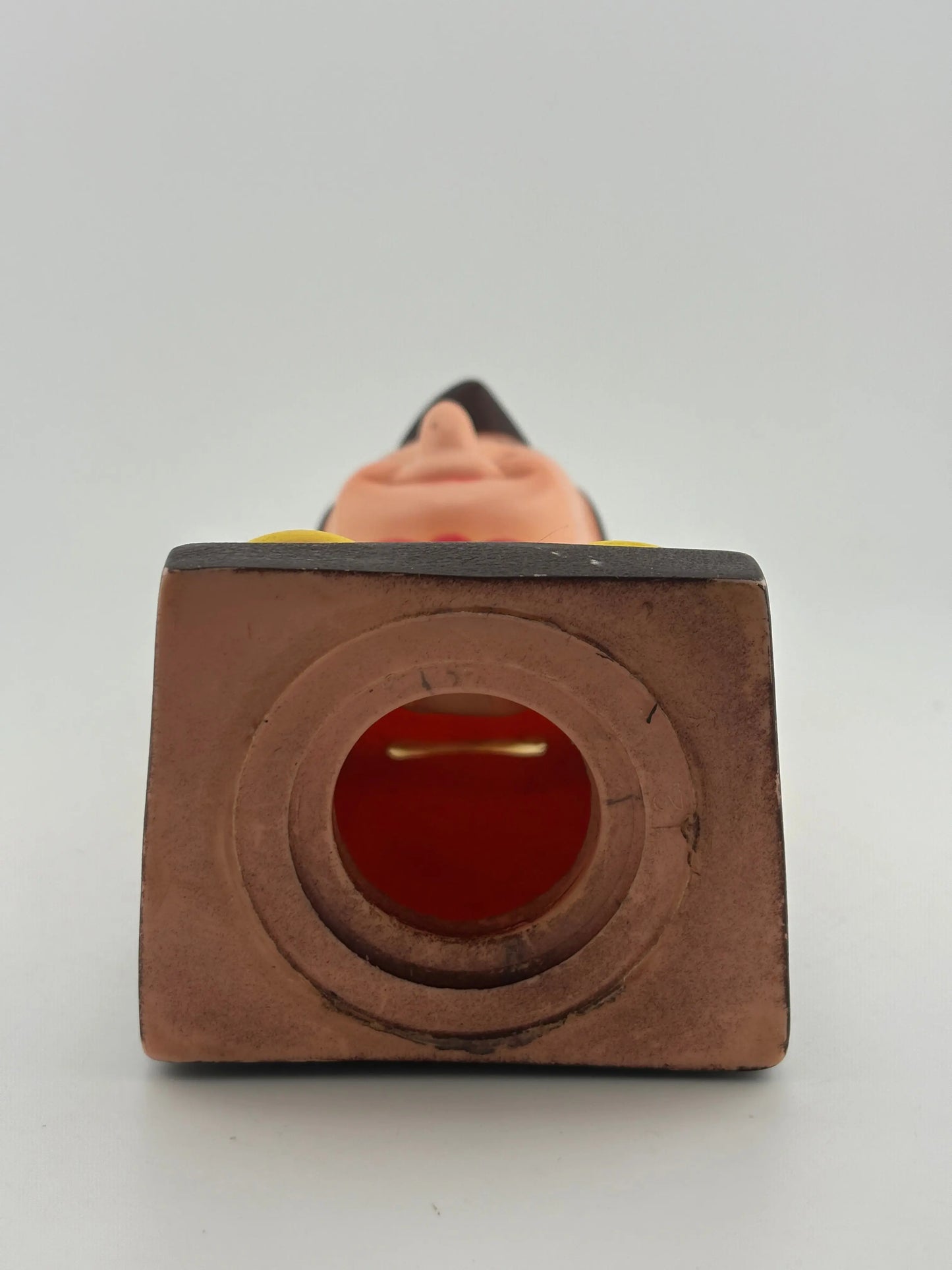Vintage Walt Disney Pinocchio  Money Box #4 Play Pal Plastics *Missing Bottom Plug* Rare FRENLY BRICKS - Open 7 Days