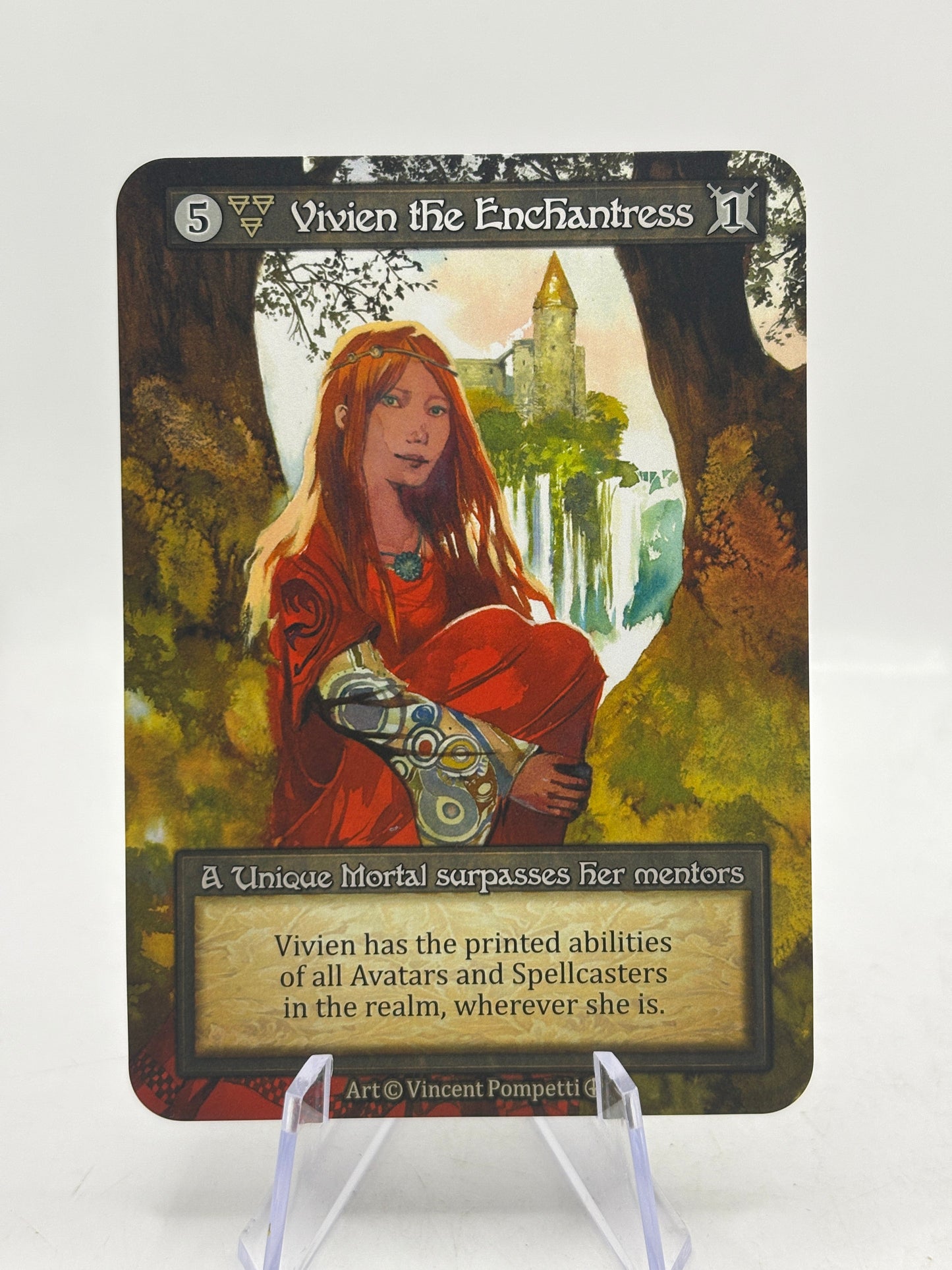 Sorcery TCG Arthurian Legends Vivien the Enchantress Unique Non Foil FRENLY BRICKS - Open 7 Days