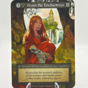 Sorcery TCG Arthurian Legends Vivien the Enchantress Unique Non Foil FRENLY BRICKS - Open 7 Days