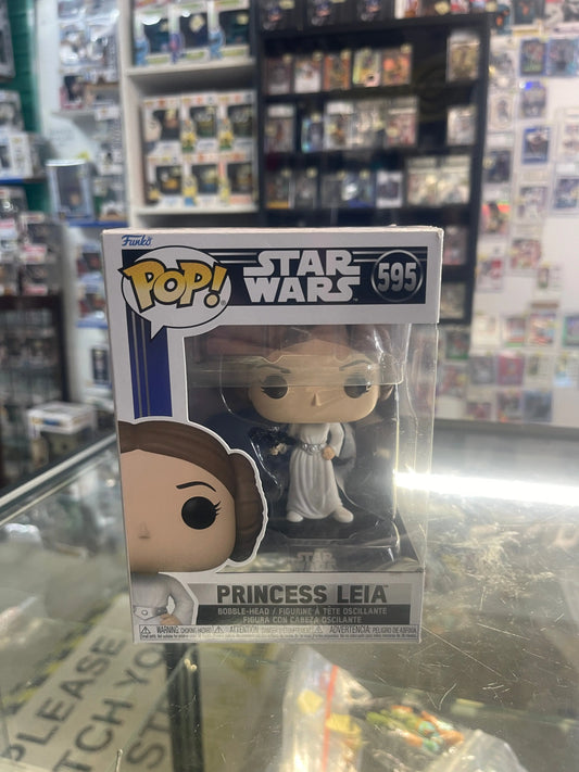 Funko Pop! Vinyl: Star Wars - Princess Leia #595 FRENLY BRICKS - Open 7 Days