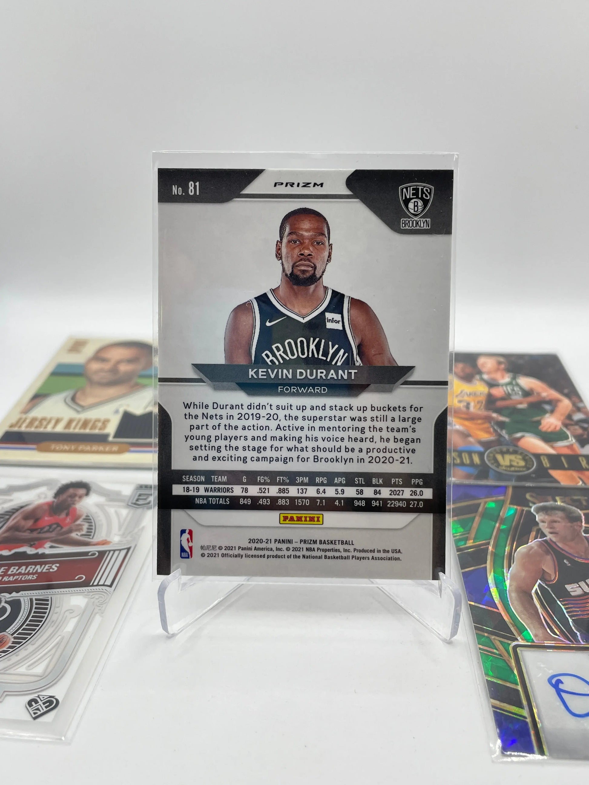 NBA Patch & Numbered card lot 6 players (lot#21) FRENLY BRICKS - Open 7 Days