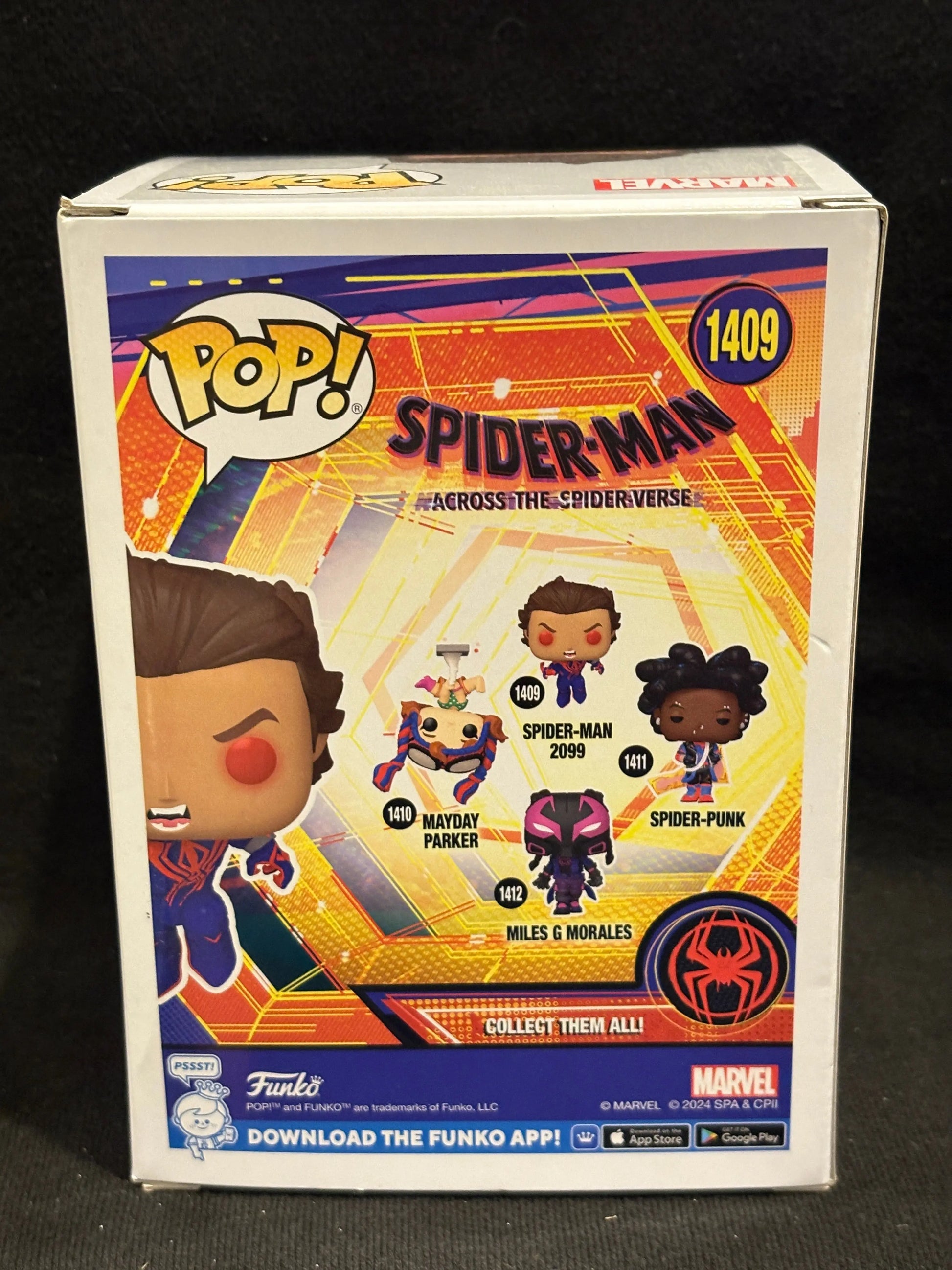 SPIDER-MAN 2099 - Across The Spider Verse, #1409 Funko POP! FRENLY BRICKS - Open 7 Days