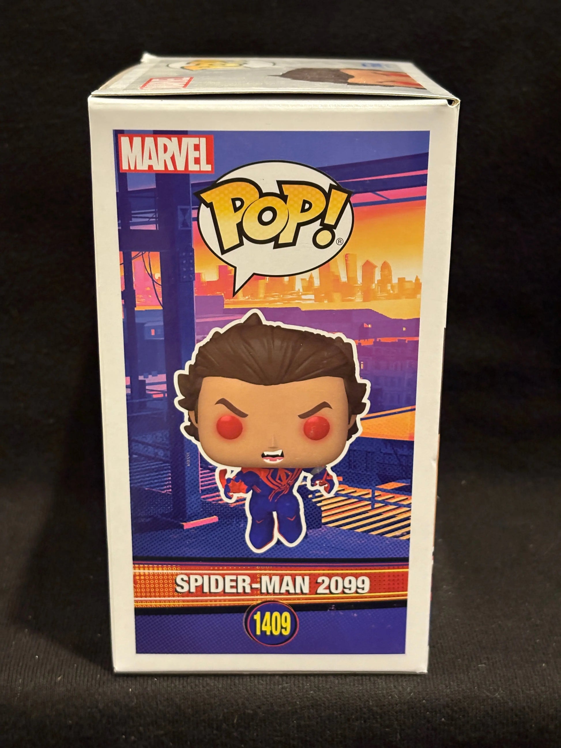 SPIDER-MAN 2099 - Across The Spider Verse, #1409 Funko POP! FRENLY BRICKS - Open 7 Days