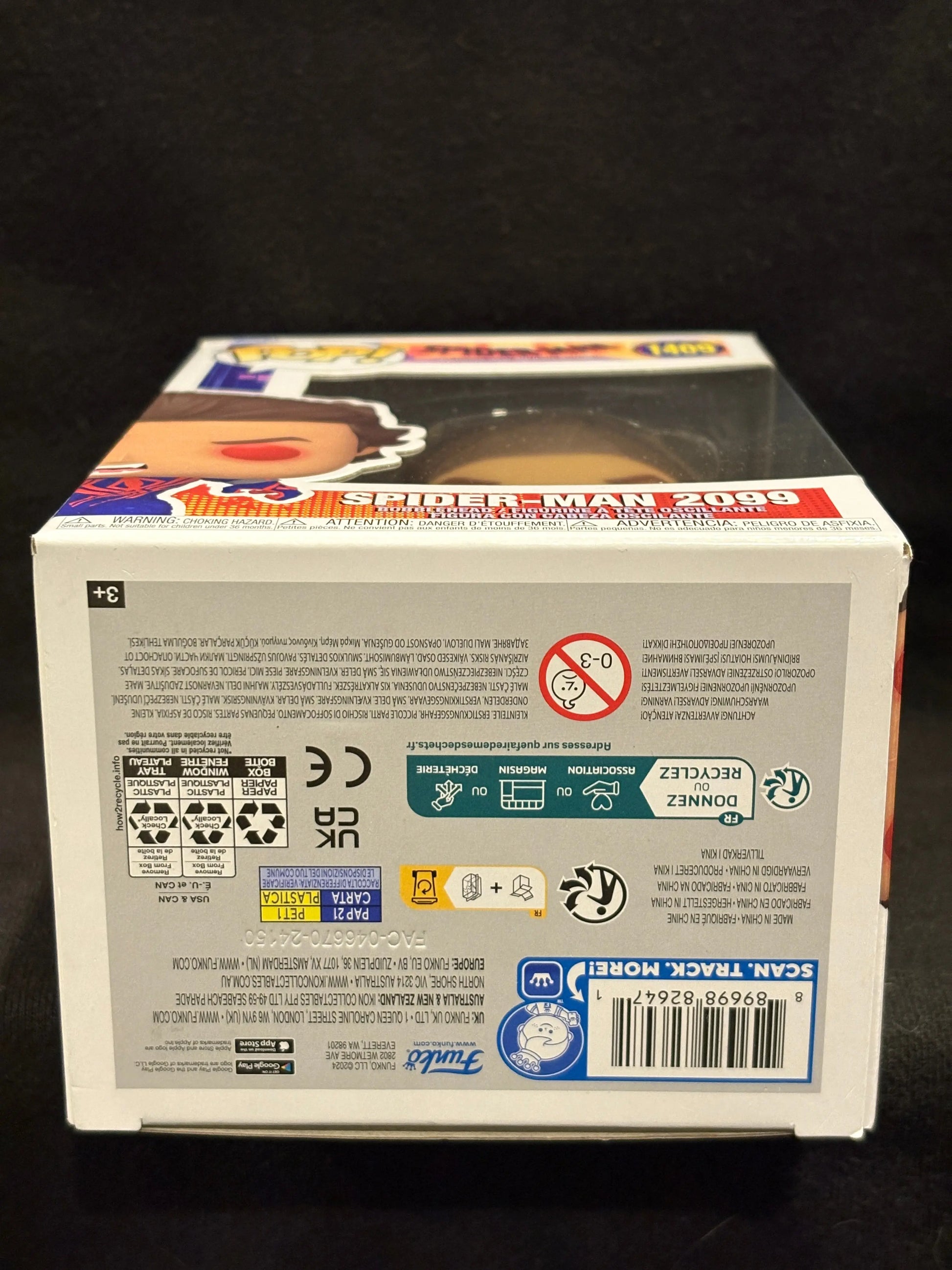 SPIDER-MAN 2099 - Across The Spider Verse, #1409 Funko POP! FRENLY BRICKS - Open 7 Days