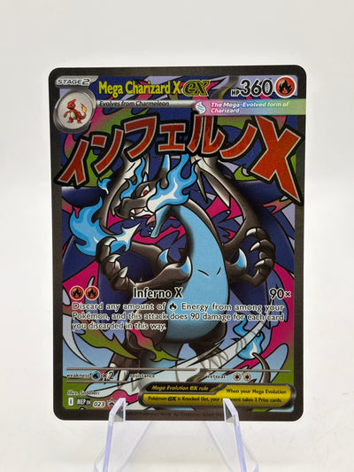 Pokemon TCG Mega Promos - Mega Charizard X EX MEP023 Black Star Illustration NM