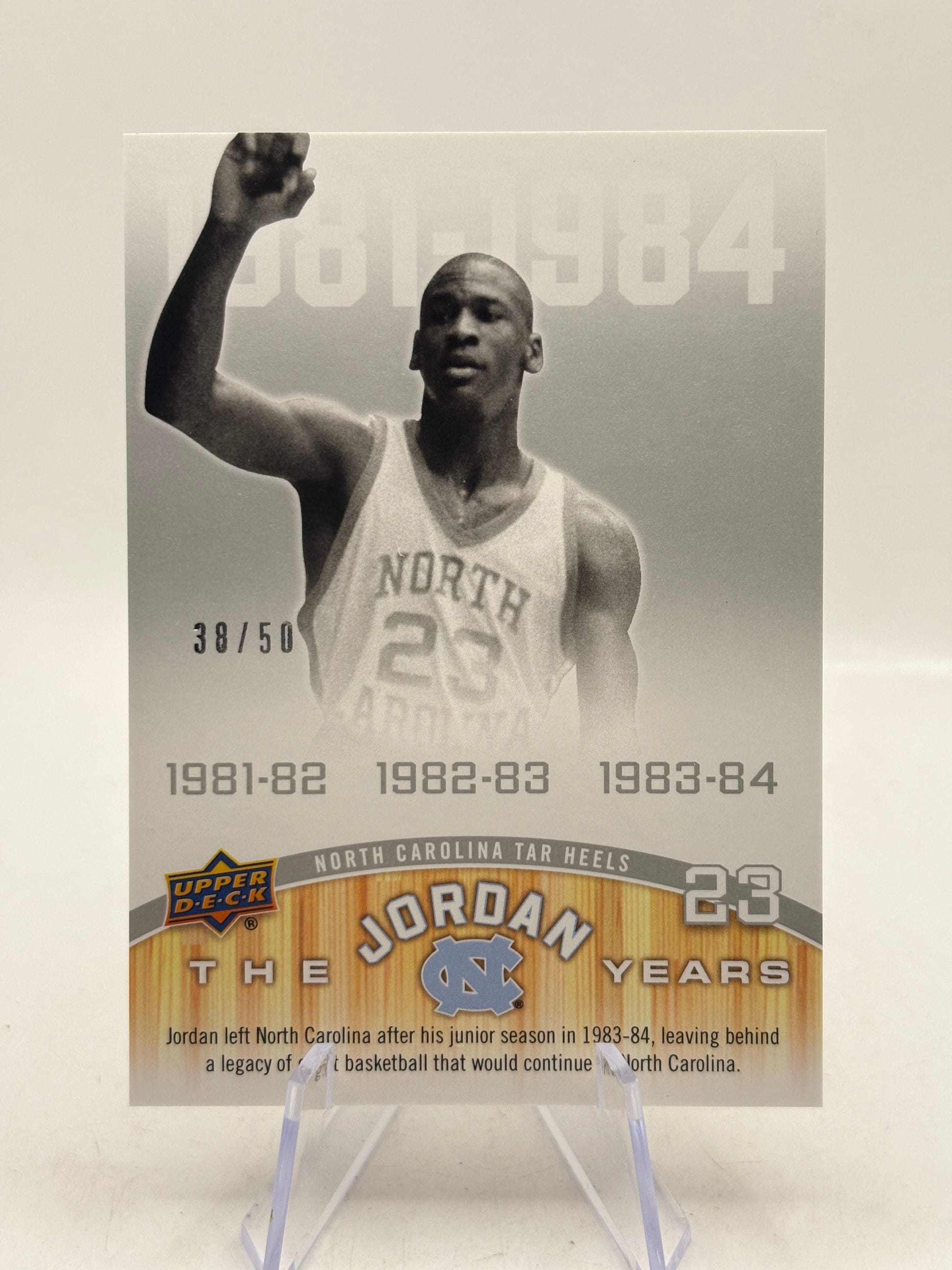 2011 Upper Deck North Carolina - Michael Jordan #175 38/50 FRENLY BRICKS - Open 7 Days image 1