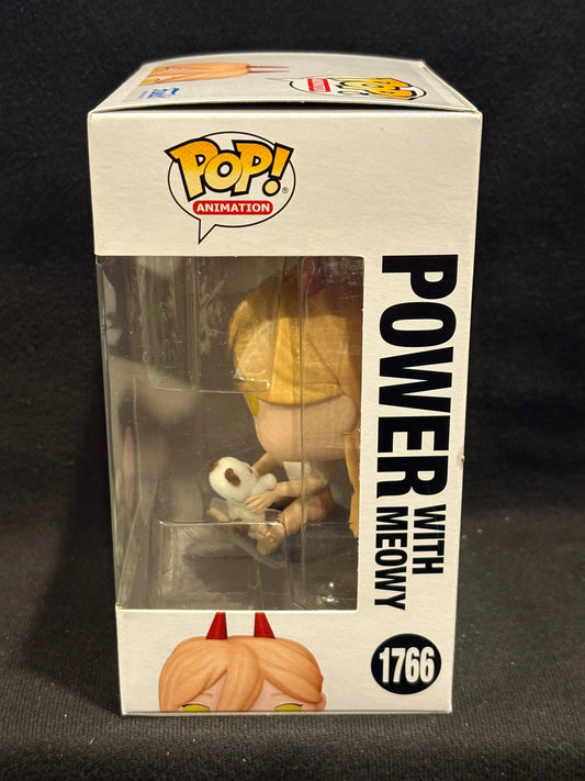 Funko Pop! 1766 Power With Meowy FLOCKED CHASE FRENLY BRICKS - Open 7 Days