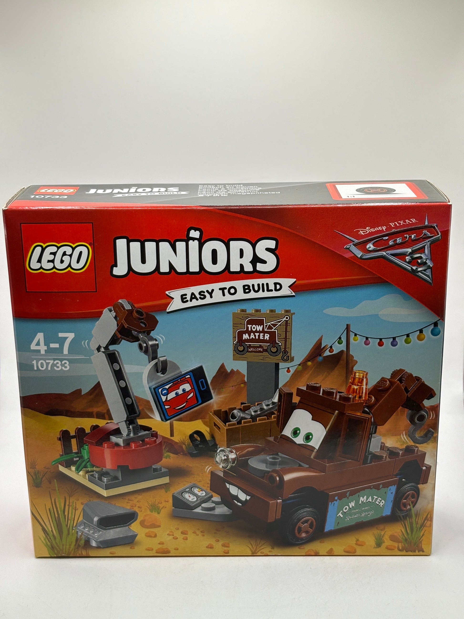 Lego Juniors Easy to Build Cars 3 10733 Tow Mater New and Sealed FRENLY BRICKS - Open 7 Days
