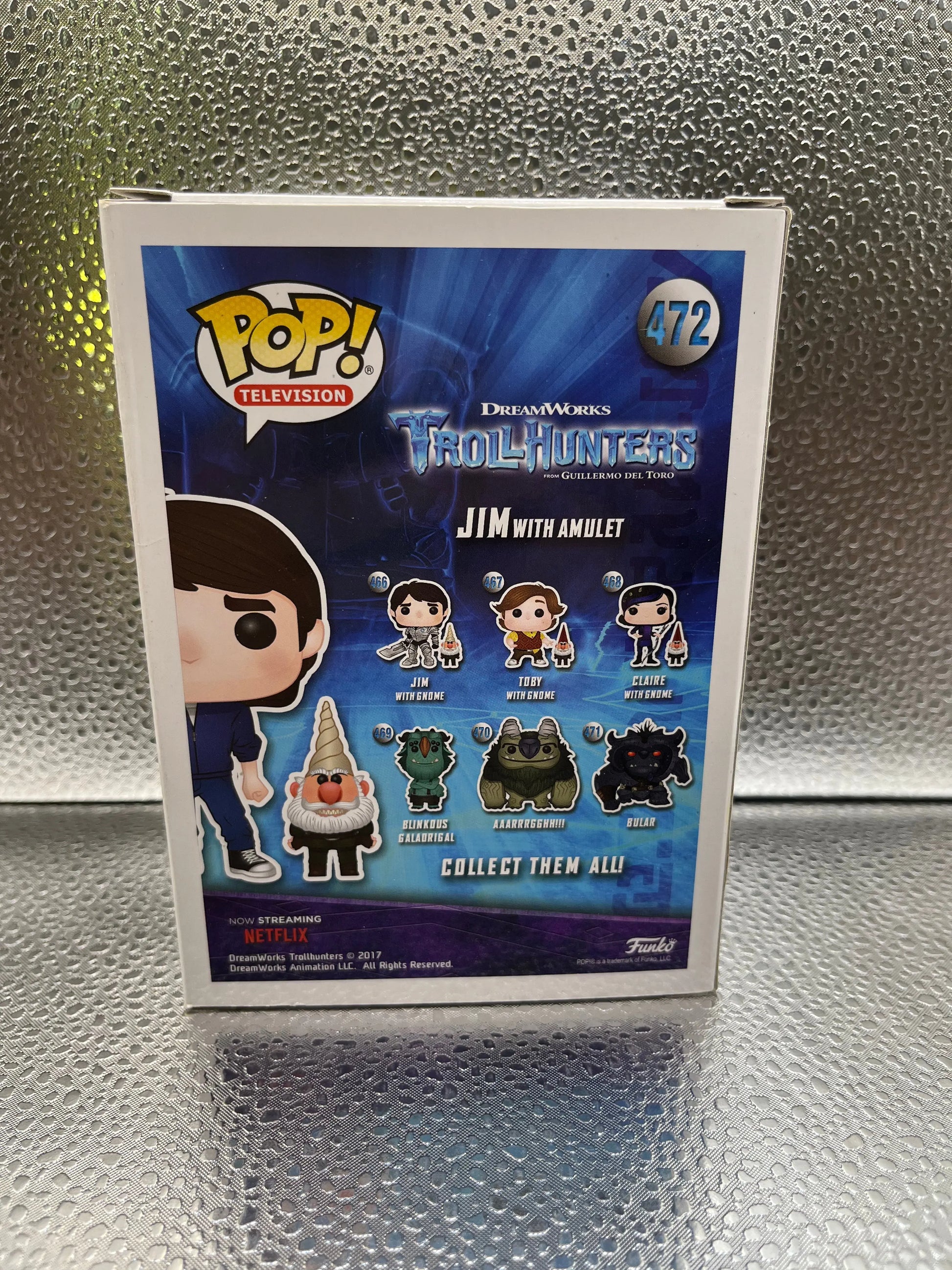 Funko POP Television - Troll Hunters - Jim with Amulet #472 FRENLY BRICKS - Open 7 Days